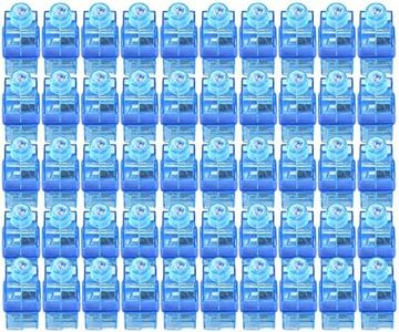 CALIFORNIA CADE ELECTRONIC Finger Lights-50Pcs Finger Flashlights for Kids Adult Glow Party Favors Party Supplies Bulk - LED Finger Light for Valentines Day Easter Egg Hunt Halloween Christmas - Blue
