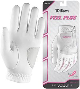 Wilson Womens Feel Plus Left-Hand Golf Glove, Medium