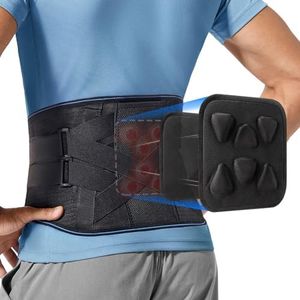 EGJoey Adjustable Back Brace for Lower Back Pain & Sciatica Relief - Unisex Lumbar Support Belt for Herniated Disc, Posture Correction, Breathable Design for Work, Sports (B73,X-Large)