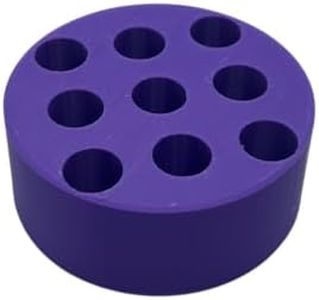 Designz3D 510 Cartridge, Pens and Battery Holder - 9 Spaces Puck (Purple)