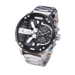 SIGNATIZE Silver Dial Stainless Steel Strap Analogue Automatic Wrist Luxury Watch for Men