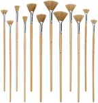 JEUIHAU 12 Pack Fan Brush Set, Bris