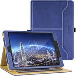 iPad 6th Generation / 5th Generation 2018/2017 Case 9.7 inch Case iPad Air 2 / iPad Air Cover with Apple Pencil Pocket Holder, Premium PU Leather Stand Folio and Auto Wake/Sleep, Blue