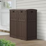 DWVO 66 Gallon Double-Bin Outdoor T