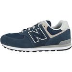 New Balance Unisex Kids 574 Basket Sneaker, Blue Navy, 10 UK Child