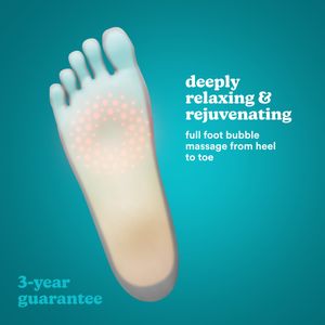 Homedics Foot Spa Massager – White/Blue, Relaxing Home Pedicure