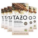 Tazo Organic Chai Black Tea Bags, 20 Count (Pack of 6)