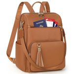 Backpack Purse for Women, Leather Anti-theft Travel Backpack Fashion Shoulder Handbags with Tassel Mini Casual Daypacks