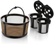 2 Reusable K Cups and Basket Coffee