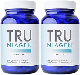 TRU NIAGEN Patented NAD+ Supplement, 60 300mg Servings | Nicotinamide Riboside (NR) Take 2 Daily | 2 Bottles