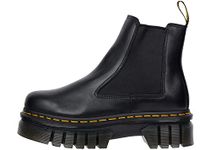 Dr. Martens Women's Fusion Amphibians, Black Tassel Lux, 6 UK