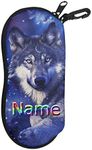 Jndtueit Galaxy Wolf Glasses Case S