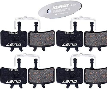 CYCEARTH 4 Pairs Bicycle Bike Disc Brake Pads for Avid BB7 Elixir Juicy 3 5 7 (Semi-Metallic)