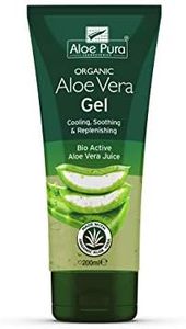 Aloe Pura Aloe Vera Gel Skin Treatment 200ml Pack of 4 Packaging May Vary
