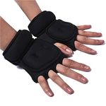 DONEMORE7 Weighted Exercise Gloves, Pair of 2 lb,Sandbag Weight Bearing Training Gloves Fitness Gloves with Wrist Support for Gym Boxing, Cross Training, Cardio Workouts