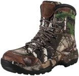 R RUNFUN Men's Hunting Boots Waterproof Hiking Boot Camo Military Tactical Boot, Breathable and Lightweight,7", 200g Insulation(RF204-7CG,size 10.5)