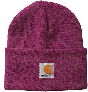 Carhartt Kids Acrylic Watch Hat, Plum Caspia, 5-14 Years