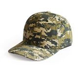 UltraKey Baseball Cap, Army Military Camo Cap Baseball Casquette Camouflage Hats for Hunting Fishing Outdoor Activities Digital Camo