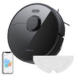 DREAME D9 Max Robotic Vacuum Cleaner and Mop, 4000Pa Strong Suction, DreameBot Vacuum Robot Sweep and Mop 2-in-1, Multi-Floor Mapping, Lidar Navigation, Alexa/App/WiFi, Ideal for Pet Hair