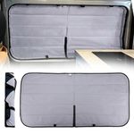 Living in a Bubble Insulated Blackout Sliding Door Window Cover for RAM Promaster 2014-Current