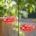 2 Pack Hummingbird Feeders for Outd