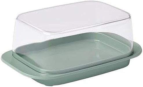 Mepal Butterdose - New edition - Nordic sage – für 250 g Butter – transparenter Deckel – passt genau in die Kühlschranktüre – spülmaschinenfest