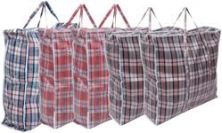 Straame Laundry and Storage Bag, Multipurpose Storage Bag, Durable and Resistant Storage Solution with Zips and Handles, Large Reusable Bags (60 x 60 Pack of 10)