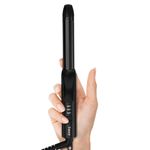 FARERY Travel Curling Iron Dual Voltage, Mini Curling Iron for Short Hair with 3/4 Inch Barrel, Keratin & Argan Oil Infuse, Travel Size Curling Iron with Storage Bag, 3 Adjustable Temperature