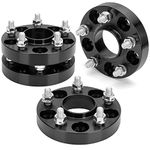 dynofit 5x4.5 Hubcentric Wheel Spacers for Hon-da Accord Civic Acura CR-V HR-V Element Crosstour, 4pcs 1"(25mm) Wheel Spacer for TL RDX TLX CDX CSX ILX RSX TSX 64.1mm Bore 5x114.3mm 5 Lug Rims