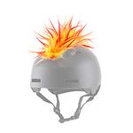 Parawild Iguana Helmet Accessories w/Sticky Hook & Loop Fastener Adhesive (Helmet not Included), Fun Helmet Mohawk/Cover for Snowboarding, Skiing, Biking, Cycling, Skating for Kids and Adults