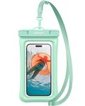 Spigen TPU Aqua Shield Floating Waterproof Cover Case A610,Ipx8 Waterproof Phone Case For iPhone 15 Pro Max And More,Samsung Galaxy S24 Ultra,Pixel 7A And Up To 8.2Inch-Mint(1 Pack)