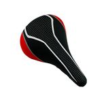 Shrenik Cycle Seat Complete Material PU Form Mountain Bike Bicycle Saddle (Red)