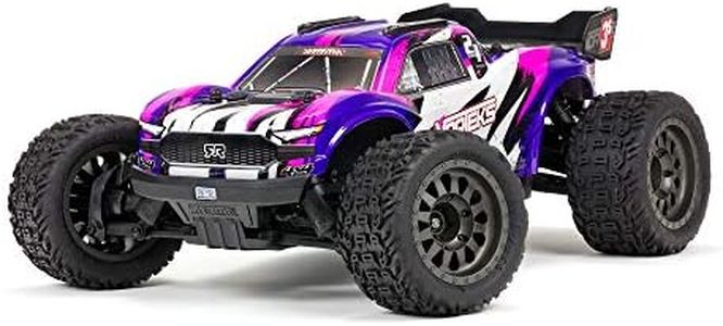 ARRMA RC Truck 1/10 VORTEKS 4X4 3S BLX Stadium Truck RTR (Batteries and Charger Not Included), Purple, ARA4305V3T2