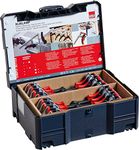 Bessey KLI-S Kliklamp Systainer Set with 16 Clamps, Silver