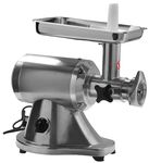 eurodib Commercial Electric Meat Grinder, Stainless Steel Meat Mincer, Heavy-Duty Countertop, 110V (Hub Size #12 | Production Rate 264 lbs/h)