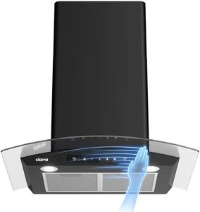 CIARRA Black Range Hood 30 inch with Soft Touch Control 450 CFM Stove Vent Hood for Kitchen with 3 Speed Exhaust Fan Auto Shut Off Function CAB75502