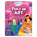 Skillmatics Art & Craft Activity - Poke-in Art Magical Princesses, Mess-Free Sewing Art for Kids, Craft Kits, DIY Activity, Christmas Gifts for Girls & Boys Ages 4, 5, 6, 7, 8, 9