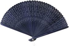 FANSOF.FANS Engraved Wooden Navy Bl