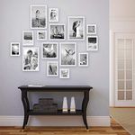 ArtzFolio Wall Photo Frame D257 | Wall Photo Picture Frames Home & Wall Decoration | White | Set of 15 Units | 6x6-3 Unit | 6x8-6 Unit | 6x10-2 Unit | 8x10-4 Unit