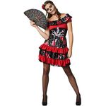 dressforfun 900417 - Women's Costume Spooky Señorita, Gruesome and sexy off-the-shoulder Dress (S | No. 302010)