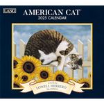 LANG American Cat 2025 13.4 x 24 Inch Monthly Deluxe Wall Calendar | Envelope |