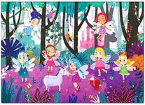 Puzzles for Kids Ages 3-5 Premium 24 Piece Fairy Forest Floor Puzzles for Kids Ages 4-8, Preschool Jigsaw Puzzles Educational Toys for Boys & Girls 3 4 5 6 7 8 Years Old