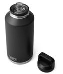 YETI Rambler Bottle Chug, Vaccum Insulated Stainless Steel Bottle with Leakproof Chug Cap, Black, 64 oz (1.9 L)