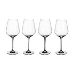 Villeroy & Boch La Divina red Wine Glass Set, 650 ml, 4 Pieces, Crystal Glass, Clear