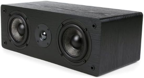 Micca MB42-C Center Channel Speaker for Home Theater, Surround Sound, Passive, 2-Way (Black, Each)