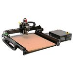 FoxAlien CNC Router Machine 4040-XE, 300W Spindle 3-Axis Engraving Milling Machine with Large Engravable Area (400x400x65mm) for Wood Metal Acrylic MDF Resin Carving Cutting DIY