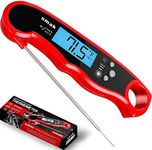 Cooking Thermometer with Backlight LCD, IP67 Waterproof with Long Probe, Magnet, Auto Off for Kitchen Sugar BBQ Grill Milk Turkey Water