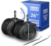 Corki Cycles 26 Inch Bike Tube 2-Pa