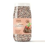 JIWA healthy by nature Organic Tricolour Quinoa White, Red And Black Quinoa Rich In Protein And Fiber Cooks To Rice Indian Origin Certified Organic & Gluten Free Superfood 1 Kg