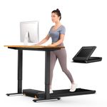 WalkingPad Under Desk Treadmill, Walking Pad Foldable for Home Office 6Km/h, Compact Treadmill for Small Spaces with Remote Control & App